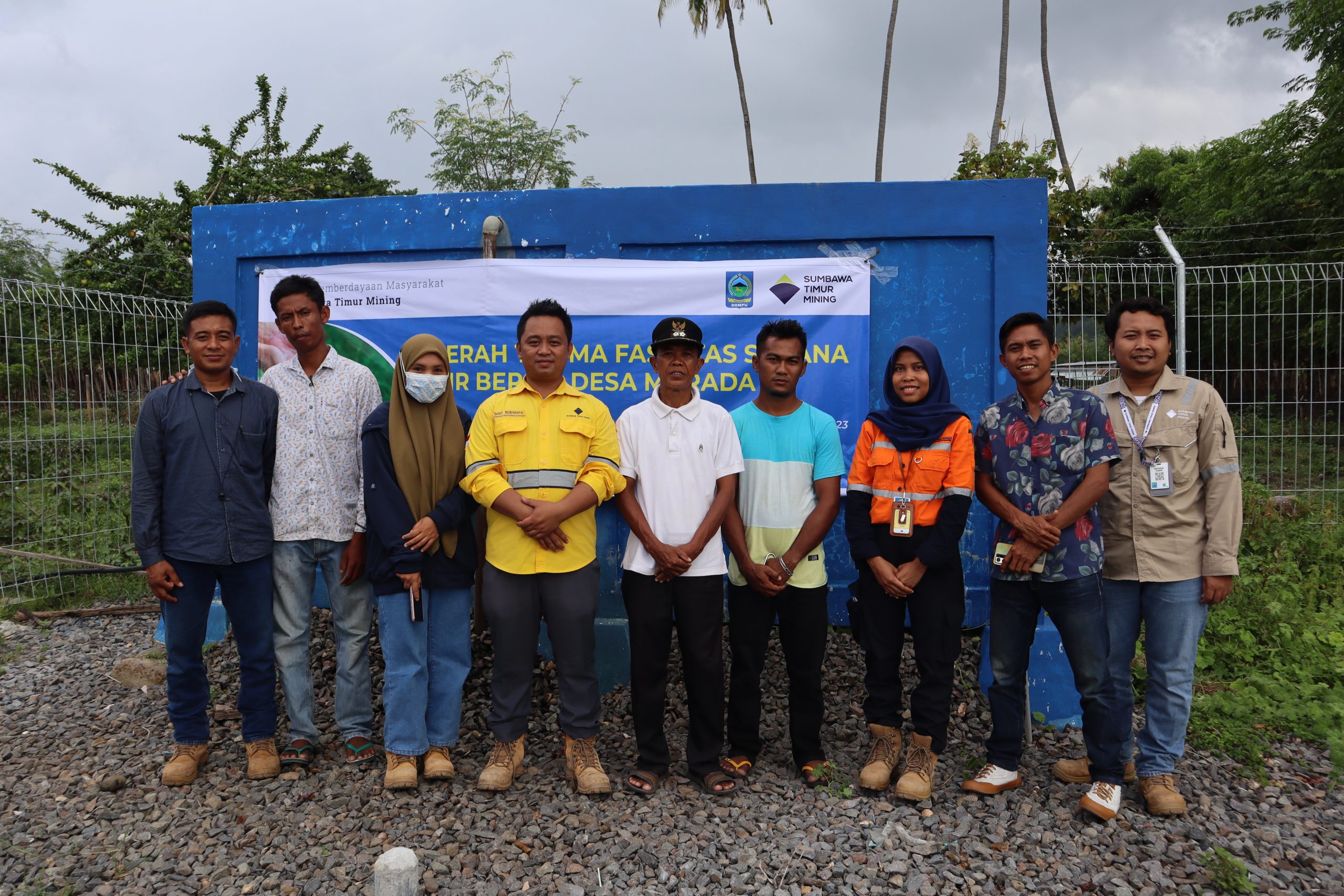 PT Sumbawa Timur Mining Provides Clean Water Facilities For Marada Village Residents